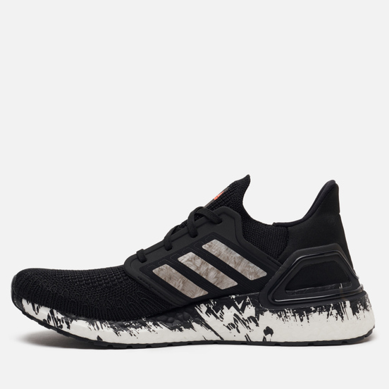 Мужские кроссовки adidas Performance Ultra Boost 20 Core Black/Cloud White/Signal Coral