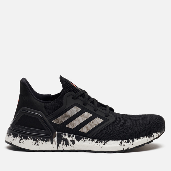 Мужские кроссовки adidas Performance Ultra Boost 20 Core Black/Cloud White/Signal Coral
