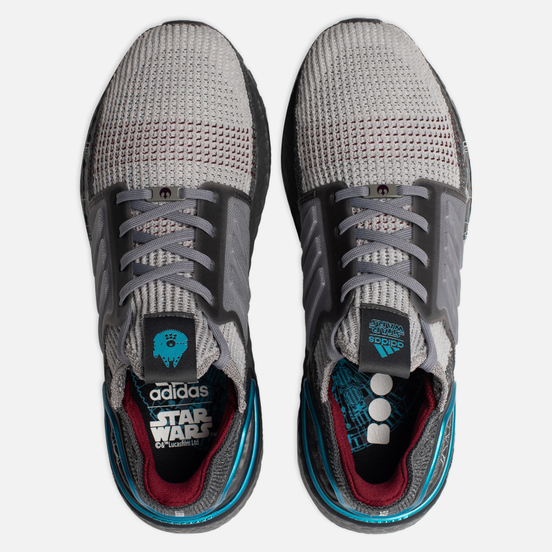 Мужские кроссовки adidas Performance x Star Wars Ultra Boost 19 Grey/Grey Two/Bright Cyan