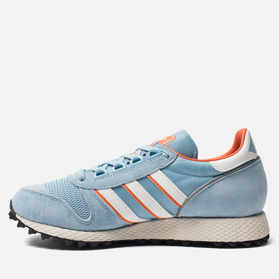 Мужские кроссовки adidas Spezial Silverbirch Clear Blue/White/Orange