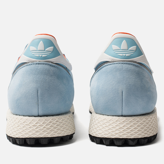 Мужские кроссовки adidas Spezial Silverbirch Clear Blue/White/Orange