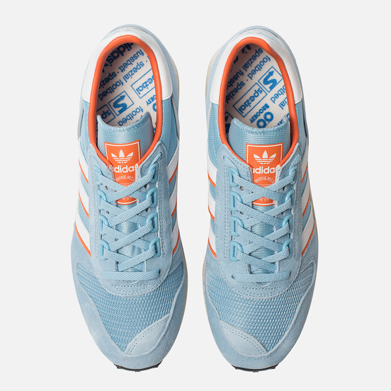 Мужские кроссовки adidas Spezial Silverbirch Clear Blue/White/Orange