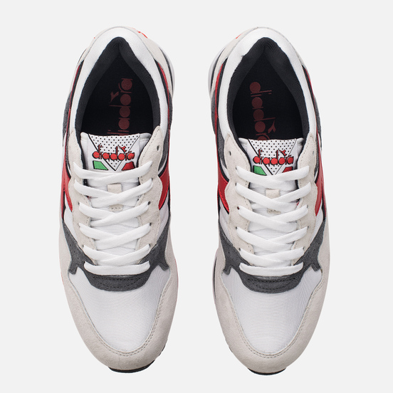 Мужские кроссовки Diadora x Roberto Baggio Intrepid OG White/Grey/Red