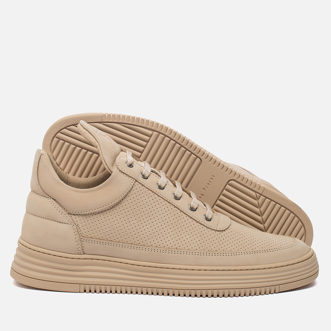 Filling Pieces Мужские кроссовки Low Top Perforated Tone