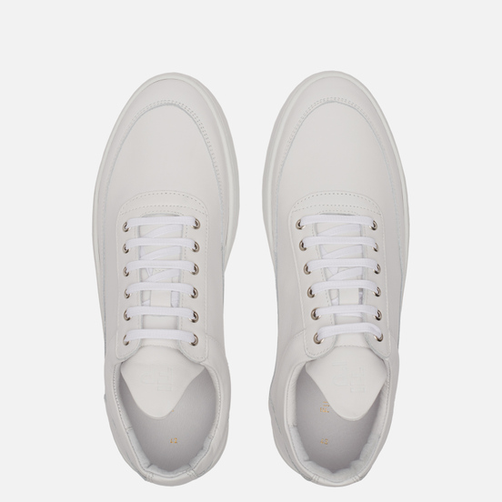 Мужские кроссовки Filling Pieces Low Top Ripple Lane Nappa All White