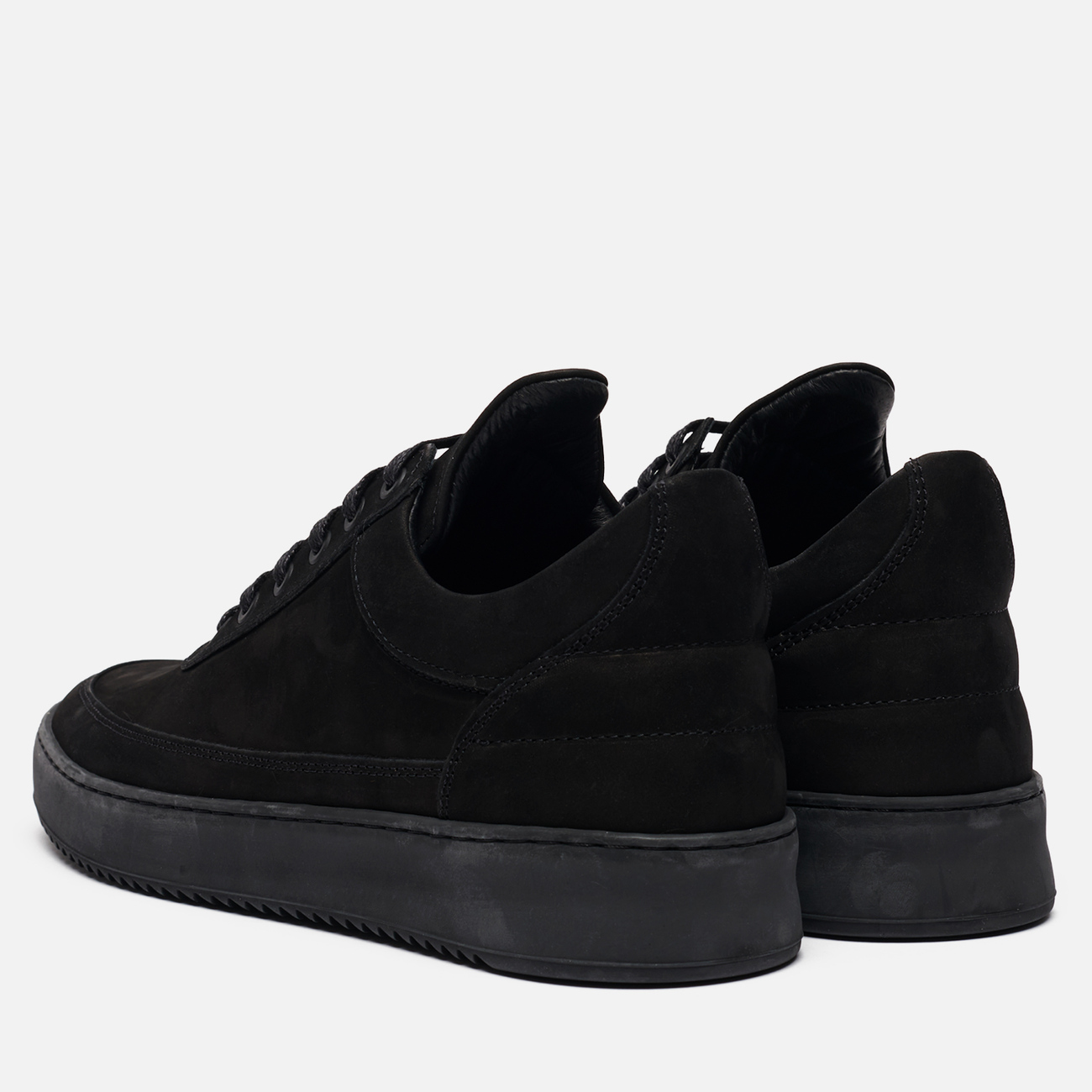 filling pieces low top ripple tonal black