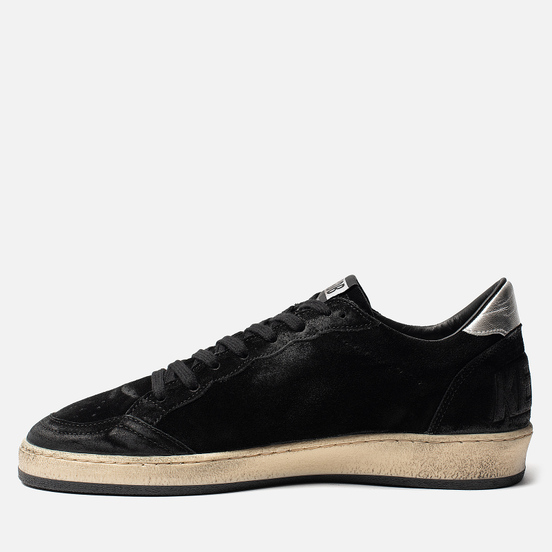 Мужские кроссовки Golden Goose Ball Star Black Silver/White Star