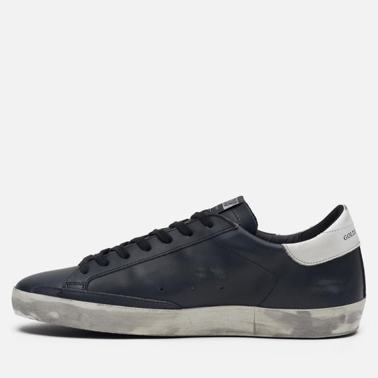 Мужские кроссовки Golden Goose Superstar Black/White Star