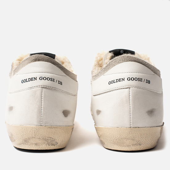 Мужские кроссовки Golden Goose Superstar White Shearling Sock