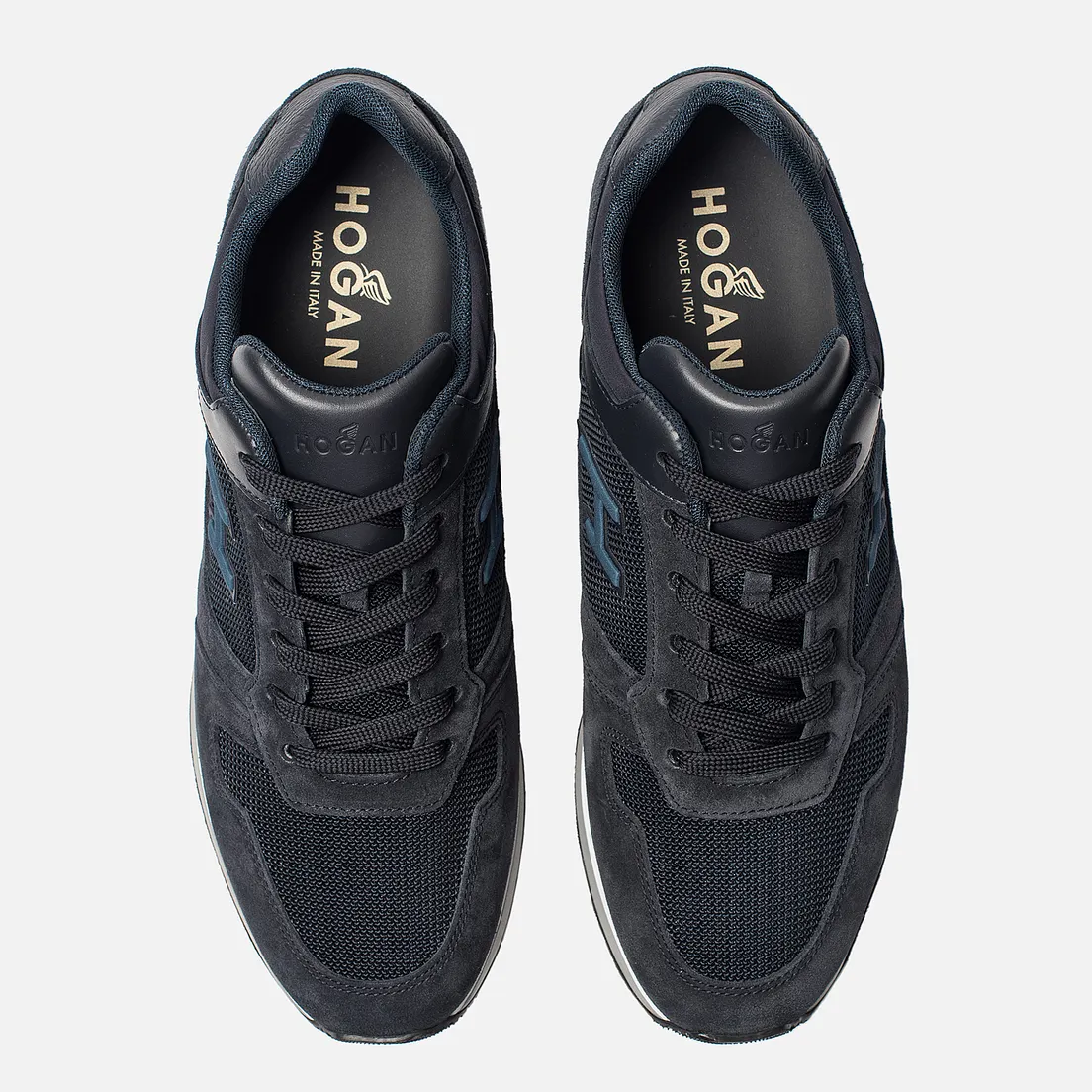 Hogan Мужские кроссовки H321 Suede