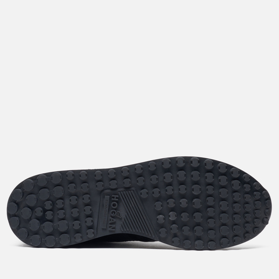 Мужские кроссовки Hogan H383 Leather Black/Gold