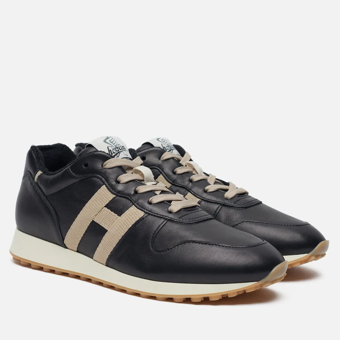 Hogan Мужские кроссовки H383 Leather