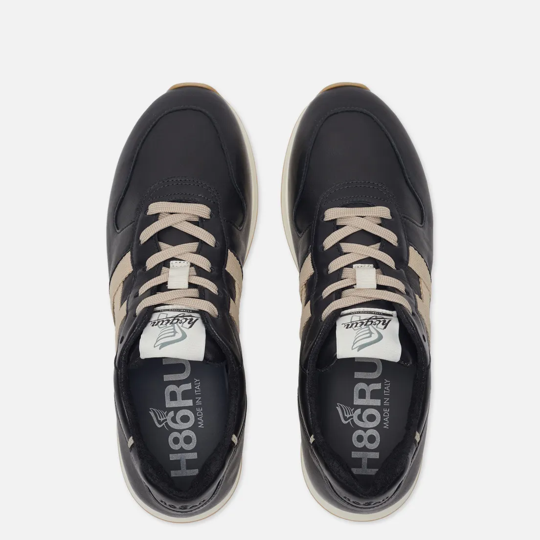 Hogan Мужские кроссовки H383 Leather