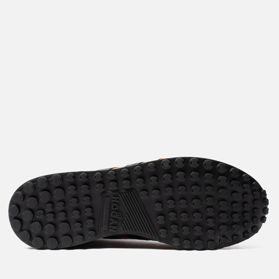 Мужские кроссовки Hogan H383 Leather Brown/Black