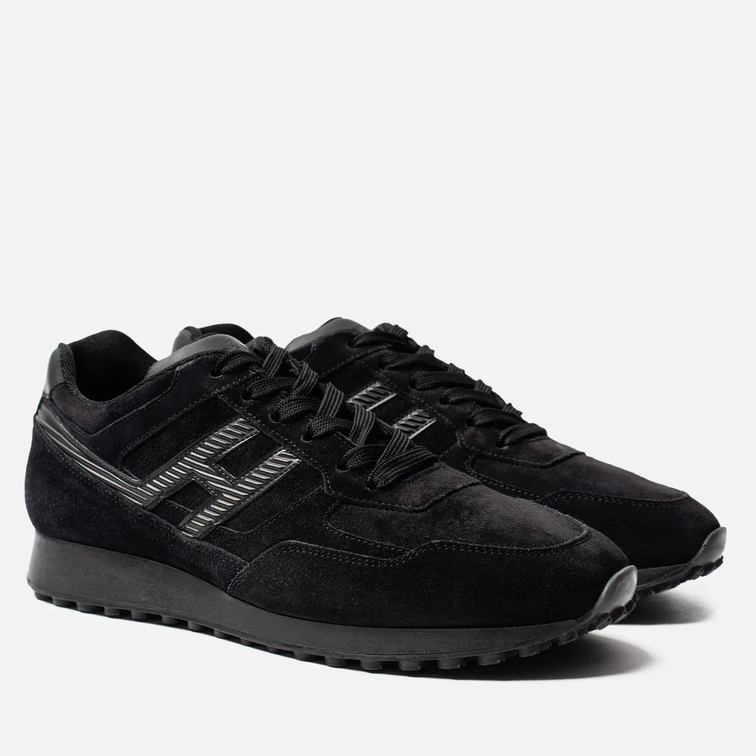 Hogan Мужские кроссовки H383 Suede