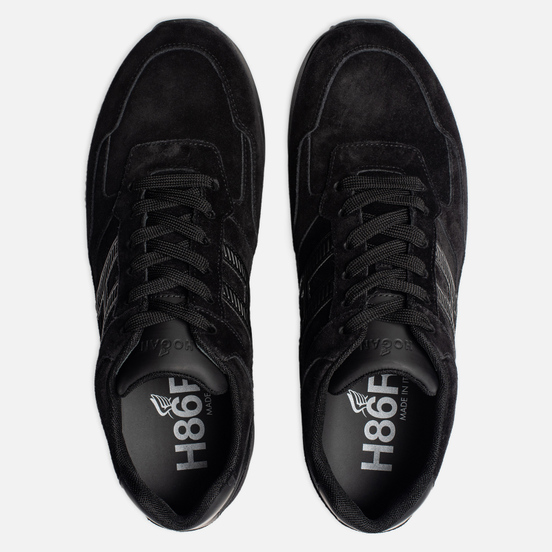 Мужские кроссовки Hogan H383 Suede Black