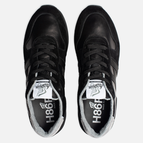 Мужские кроссовки Hogan H383 Track & Field Suede Black/Grey