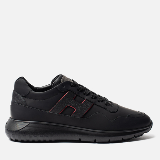 Мужские кроссовки Hogan Interactive 3 Leather Black/Red
