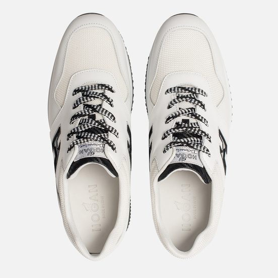 Мужские кроссовки Hogan Interactive Suede White/Black