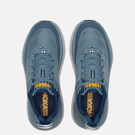 Мужские кроссовки Hoka One One Bondi 6 Lead/Majolica Blue