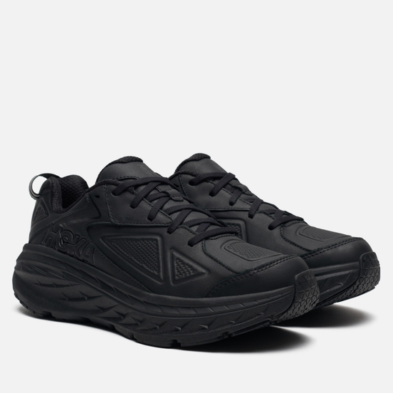 Мужские кроссовки Hoka One One Bondi Leather Black