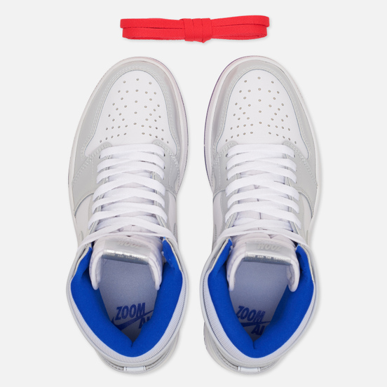 Мужские кроссовки Jordan Air Jordan 1 High Zoom Air White/White/Racer Blue