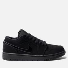 Мужские кроссовки Jordan Air Jordan 1 Low Black/Black/Black фото- 3
