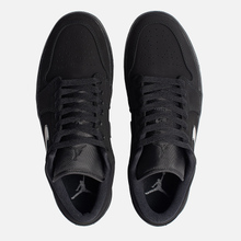 Мужские кроссовки Jordan Air Jordan 1 Low Black/Black/Black фото- 1