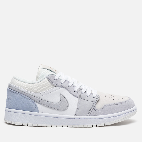 Мужские кроссовки Jordan Air Jordan 1 Low White/Sky Grey/Football Grey