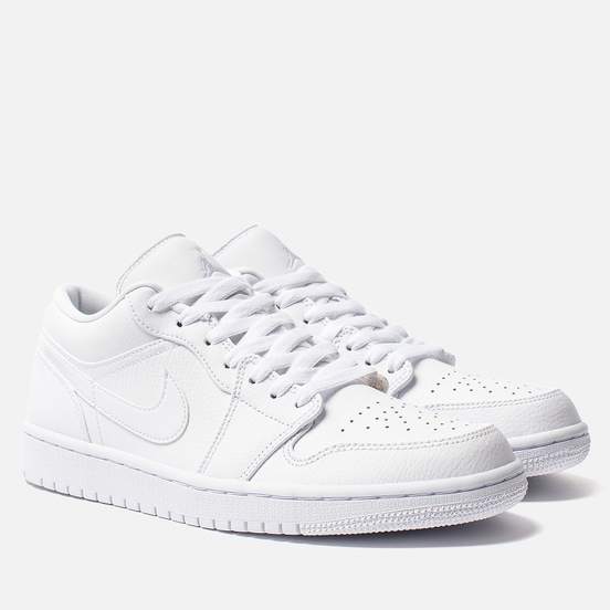 Мужские кроссовки Jordan Air Jordan 1 Low White/White/White