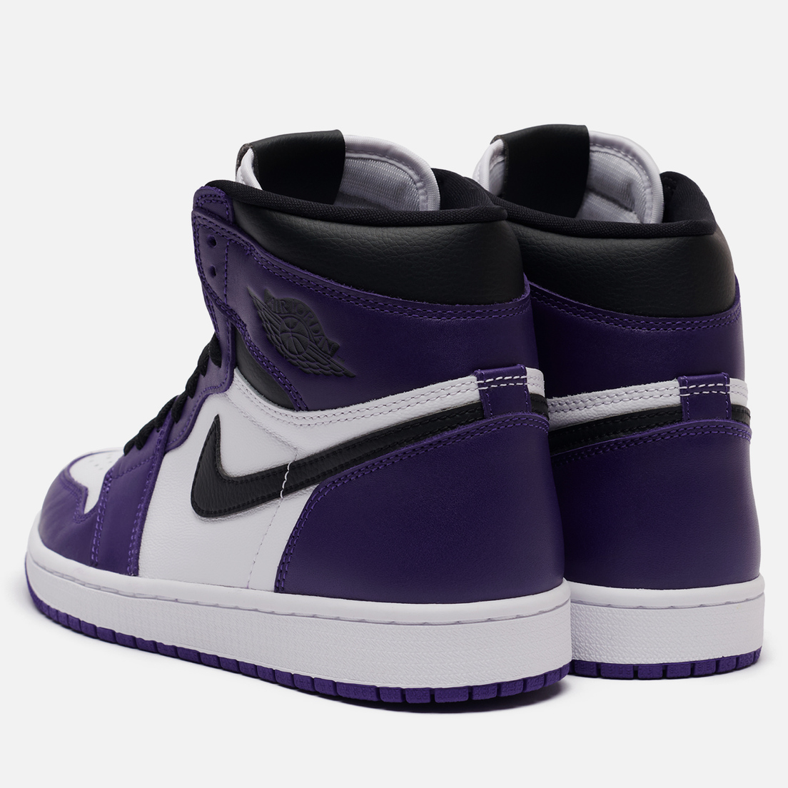 air jordan 1 retro high og white court purple