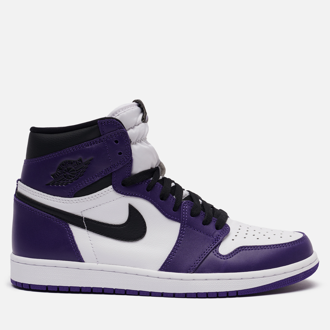 air jordan 1 white court purple