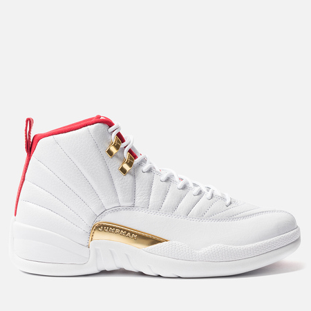 Мужские кроссовки Jordan Air Jordan 12 Retro White/University Red/Metallic Gold