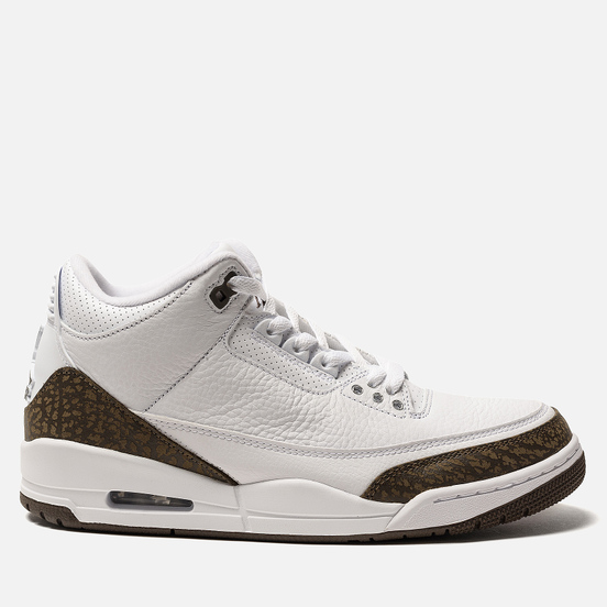 Мужские кроссовки Jordan Air Jordan 3 Retro White/Dark Mocha/Chrome