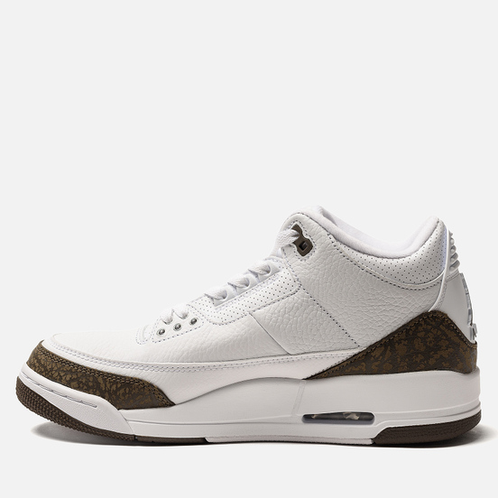 Мужские кроссовки Jordan Air Jordan 3 Retro White/Dark Mocha/Chrome