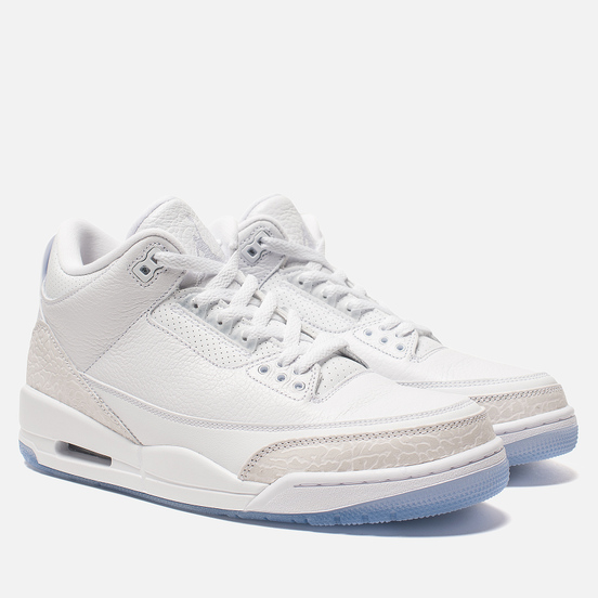 Мужские кроссовки Jordan Air Jordan 3 Retro White/White/White