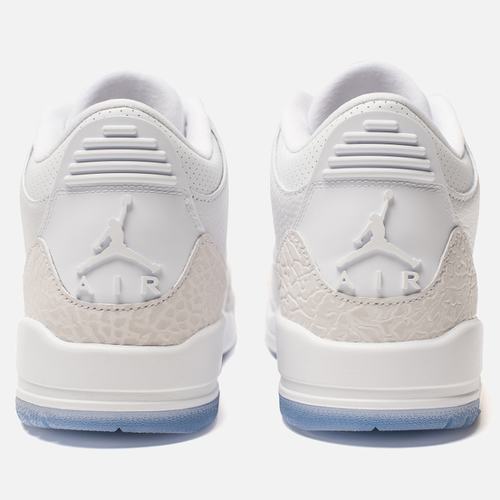 Мужские кроссовки Jordan Air Jordan 3 Retro White/White/White