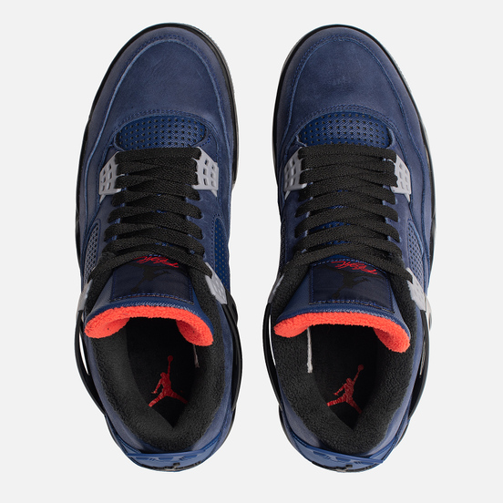 Мужские кроссовки Jordan Air Jordan 4 Retro Winter Loyal Blue/Black/White/Habanero Red