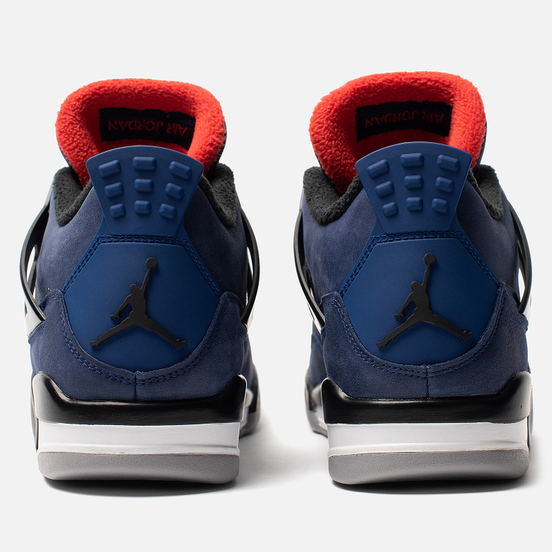 Мужские кроссовки Jordan Air Jordan 4 Retro Winter Loyal Blue/Black/White/Habanero Red