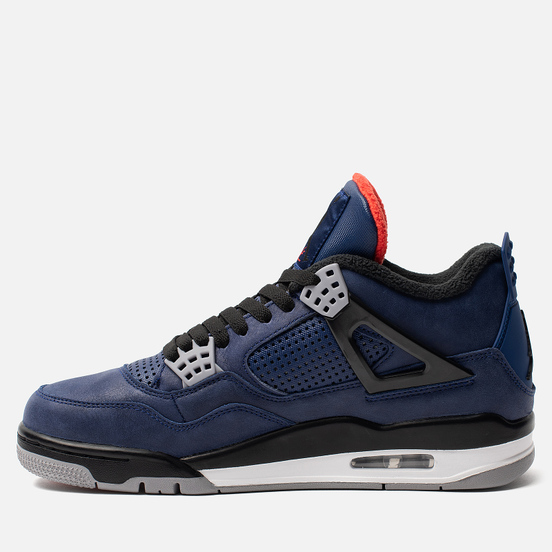 Мужские кроссовки Jordan Air Jordan 4 Retro Winter Loyal Blue/Black/White/Habanero Red