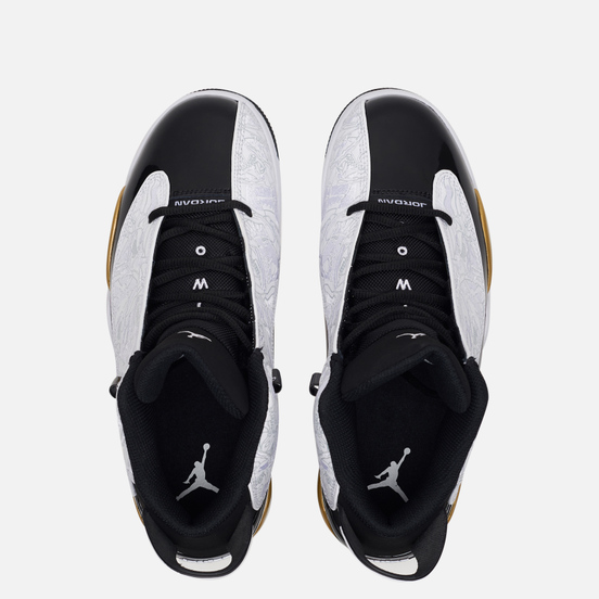 Мужские кроссовки Jordan Air Jordan Dub Zero Black/White/Metallic Gold