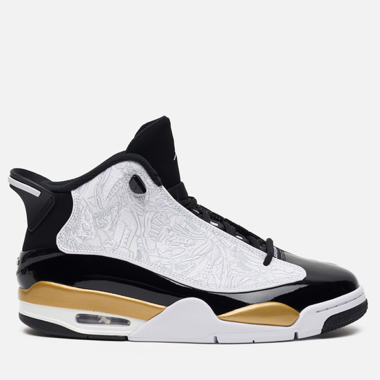 Мужские кроссовки Jordan Air Jordan Dub Zero Black/White/Metallic Gold