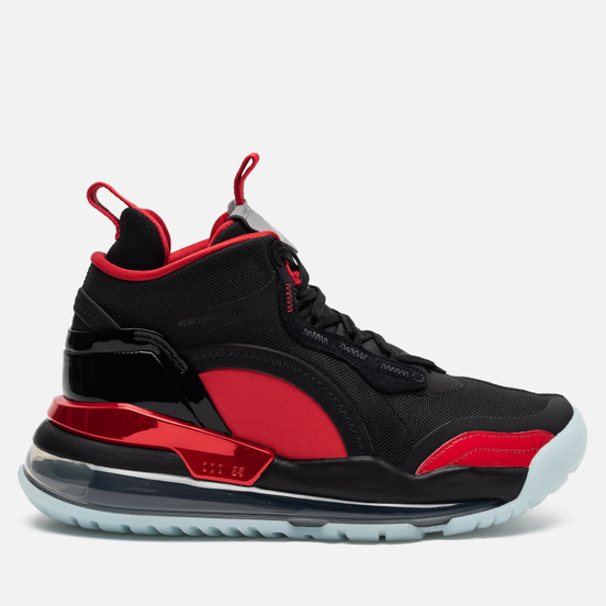 Мужские кроссовки Jordan x Paris Saint Germain Aerospace 720 QS Black/Reflect Silver/University Red