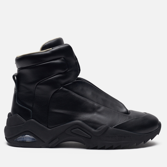 Мужские кроссовки Maison Margiela Future II Leather Top High Black/Black