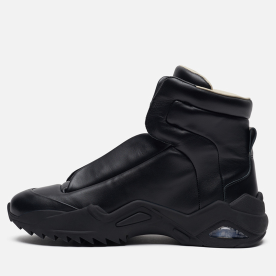 Мужские кроссовки Maison Margiela Future II Leather Top High Black/Black