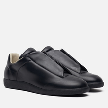 Мужские кроссовки Maison Margiela Future Leather Top Low Black/Black фото- 0