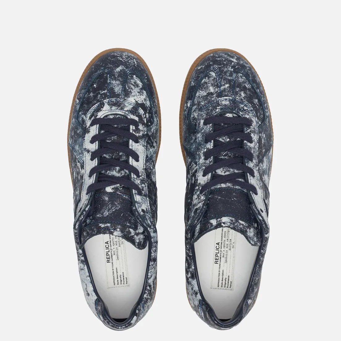 Maison Margiela Мужские кроссовки Replica Low Hand Painted