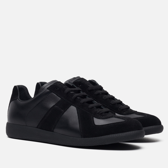 Мужские кроссовки Maison Margiela Replica Low Top Black