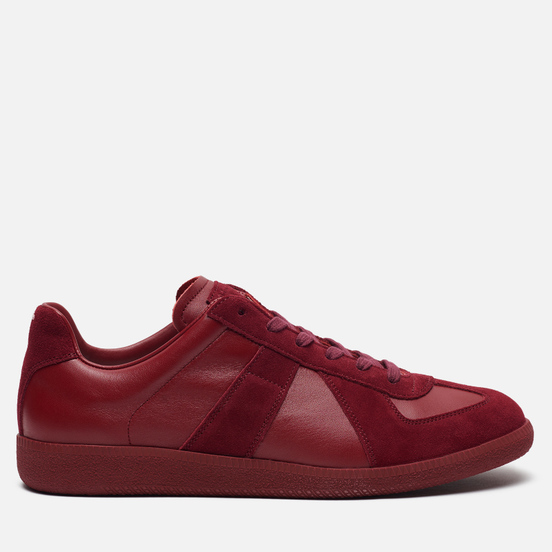 Мужские кроссовки Maison Margiela Replica Low Top Bordeaux