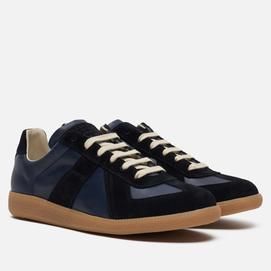 Мужские кроссовки Maison Margiela Replica Low Top Carry Over Navy/Black